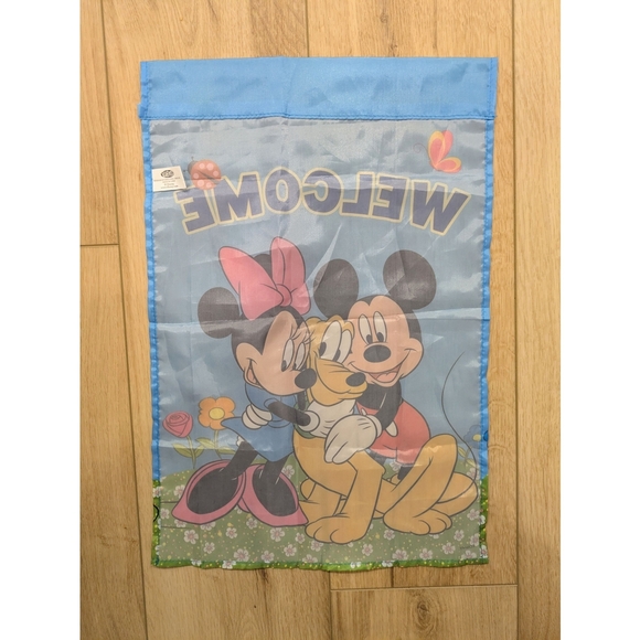 Disney Mickey And Friends Welcome Flag - Picture 2 of 3